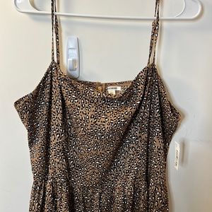 Goodthreads Women's Georgette Smock-Back Cami Maxi Dress